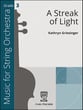 A Streak of Light Orchestra sheet music cover